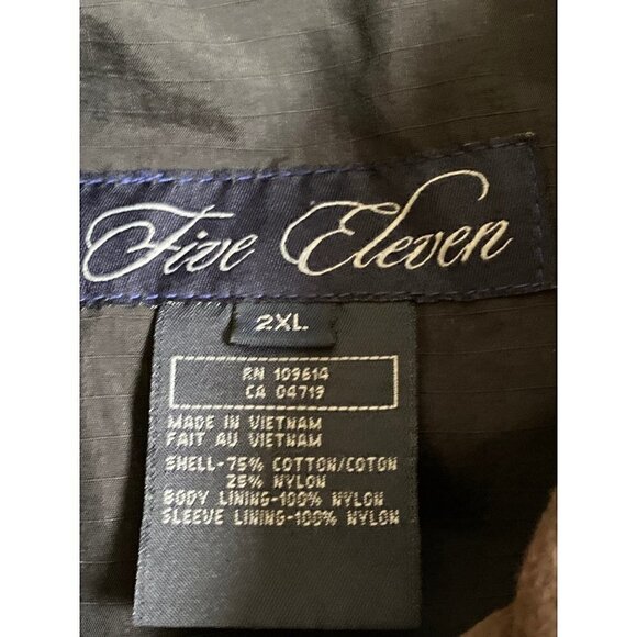 5.11 Black Tactical Jacket sz 2x - Picture 6 of 8